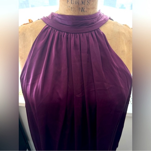 NWT MSK Purple Halter Jumpsuit, Size Medium - Picture 4 of 9